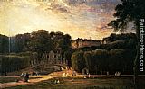 Charles-francois Daubigny Canvas Paintings - The Park At St. Cloud
